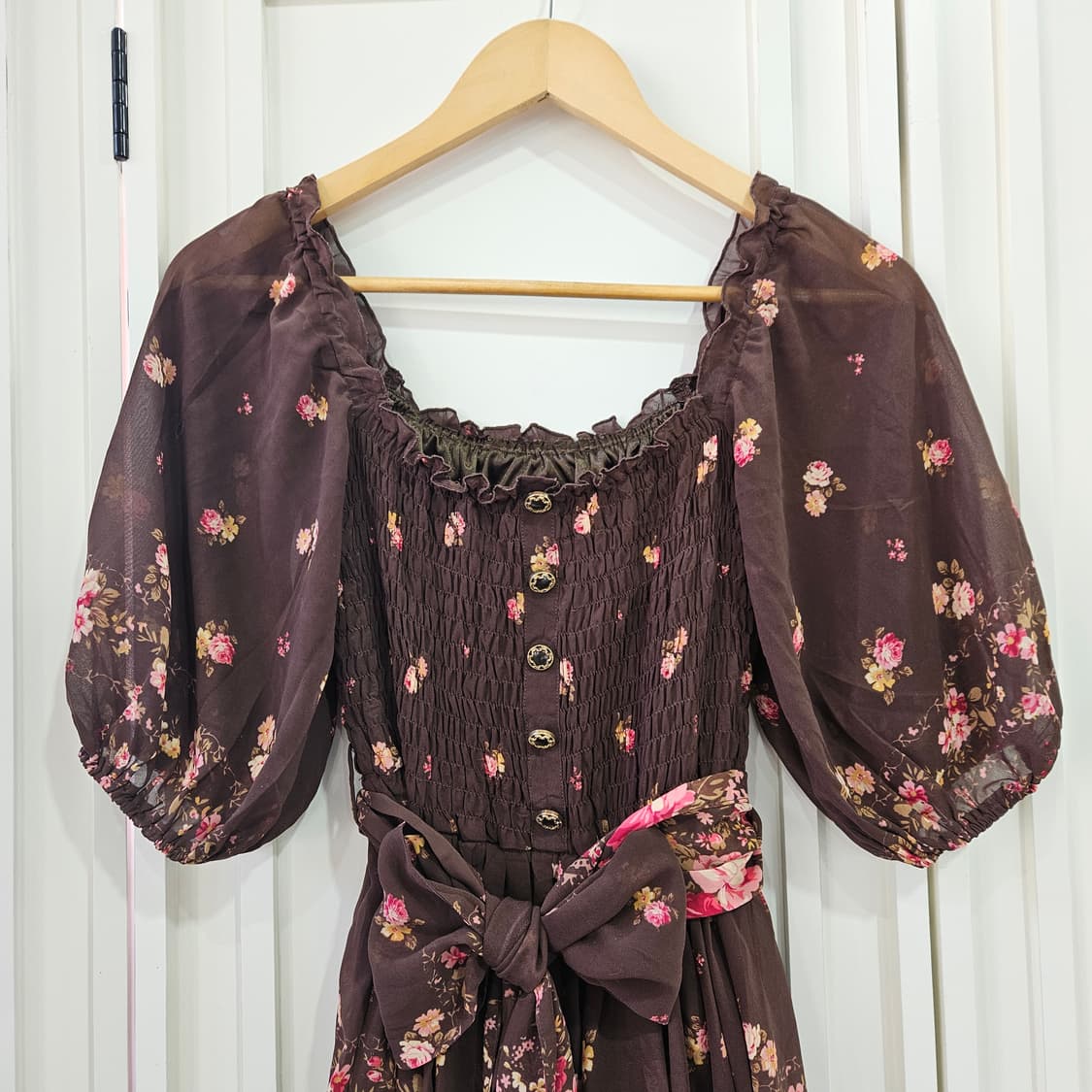 리즈리사 애니버서리 로즈 오프숄더 원피스 상품이미지3