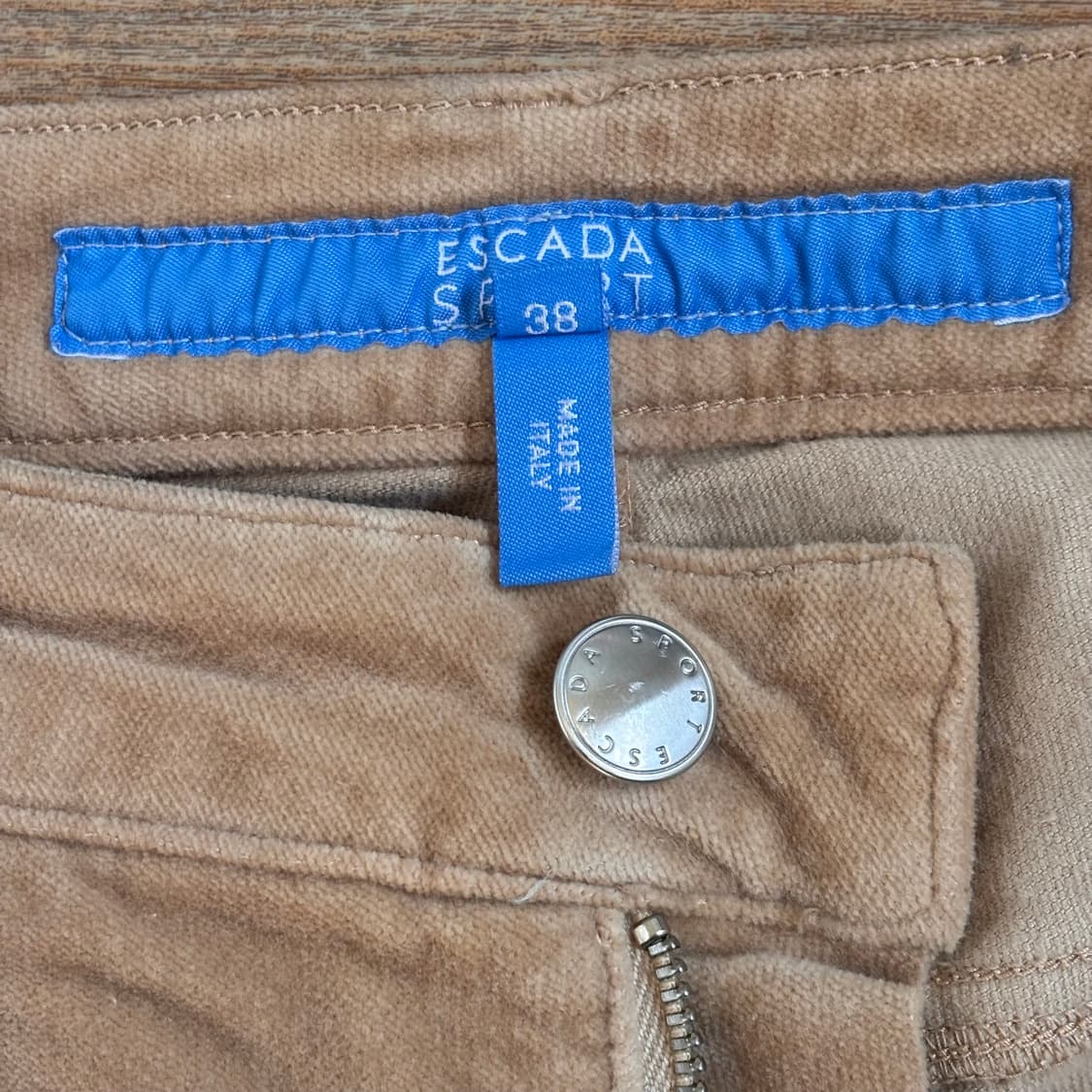 에스까다 스포츠 27 벨벳 워싱 캐주얼 팬츠 바지 이태리  FW 상품이미지4