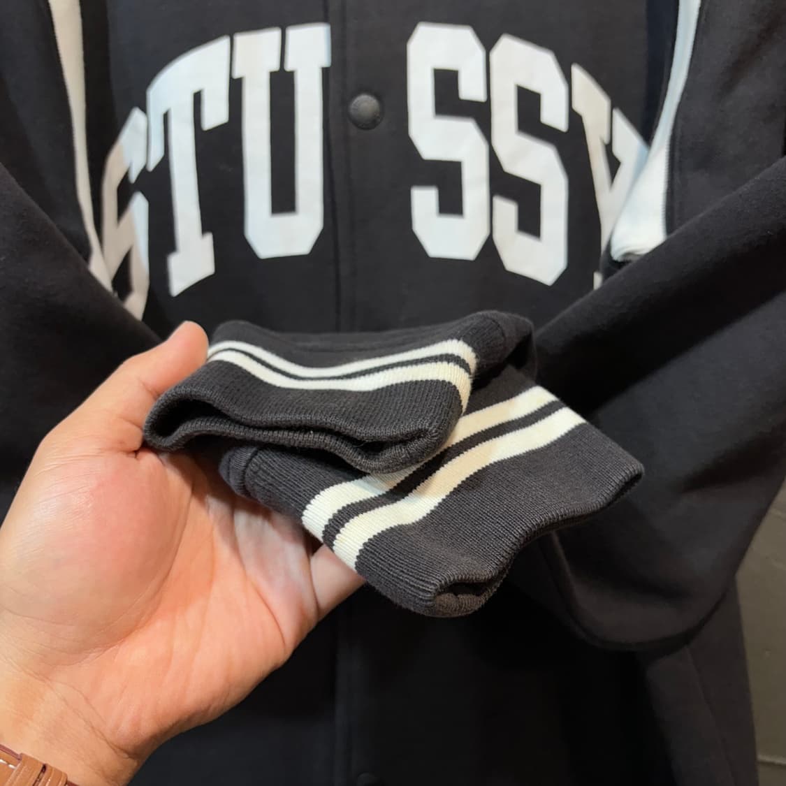 [M] STUSSY 스투시 빈티지 스웻 자켓 상품이미지3