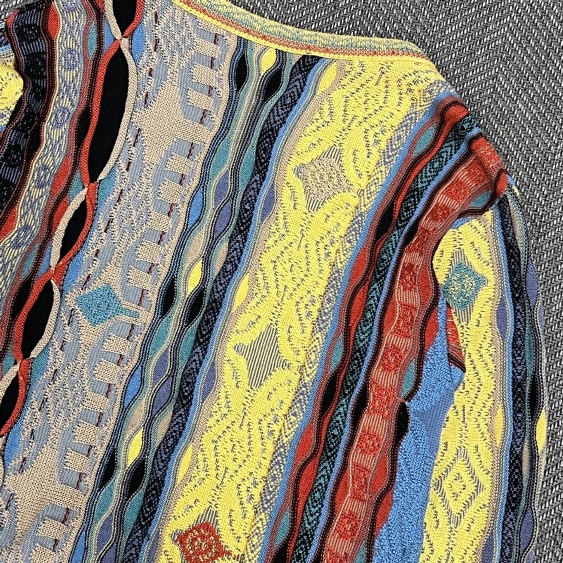 멀티컬러 케이블 가디건 v0999 상품이미지5