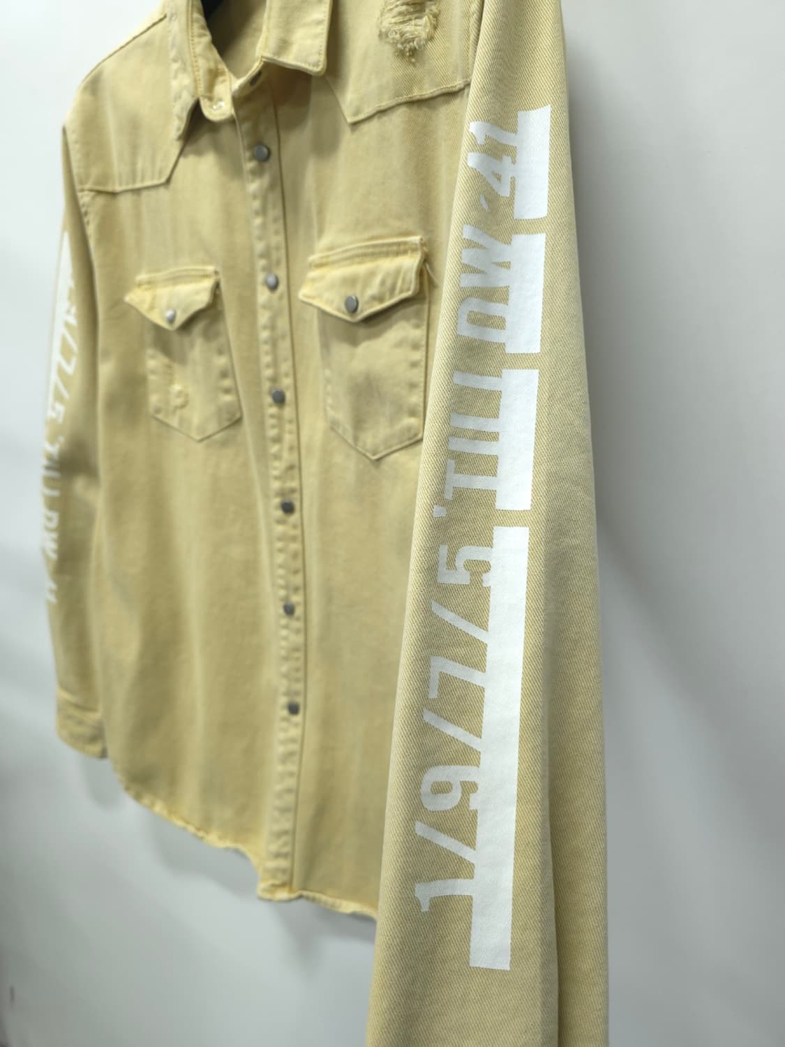 자라(ZARA) 데미지워싱 셔츠자켓 ( XL ) 상품이미지5