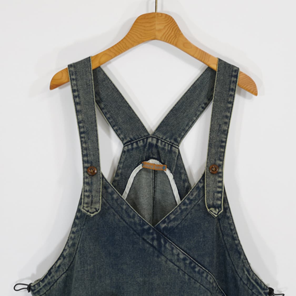 TOCO TOCO 데님멜빵스커트 상품이미지3