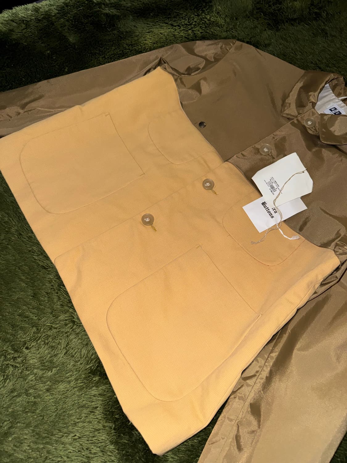 [M] AIE 19FW 배드포드 나일론 코듀로이 투톤 자켓 상품이미지6