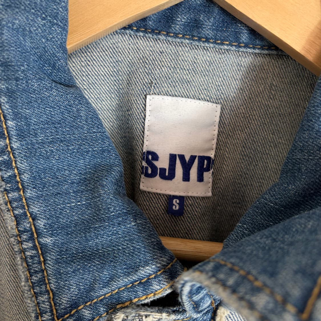 SJYP 데미지 데님 자켓(S) 상품이미지3
