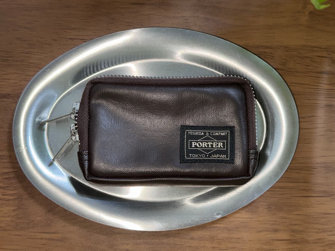 포터 프리스타일 멀티 코인 케이스 브라운 상품이미지2