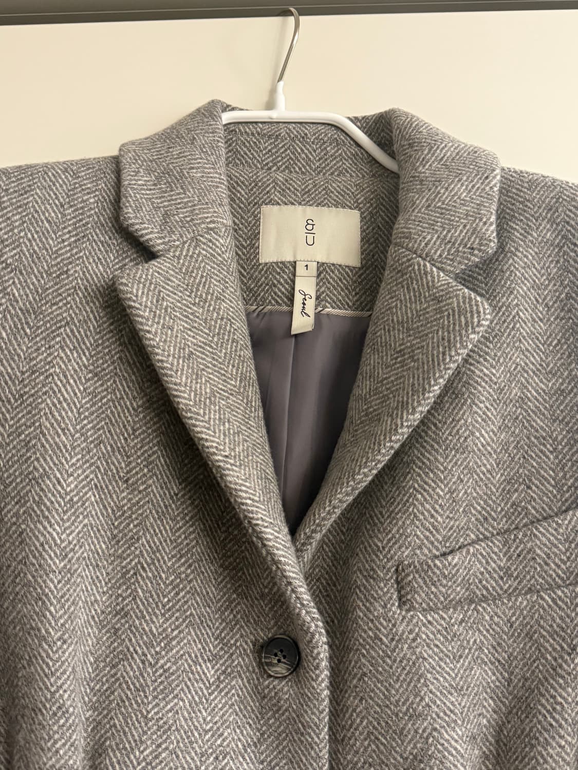 앤유 해링본 울자켓 판매 (새상품) 상품이미지4