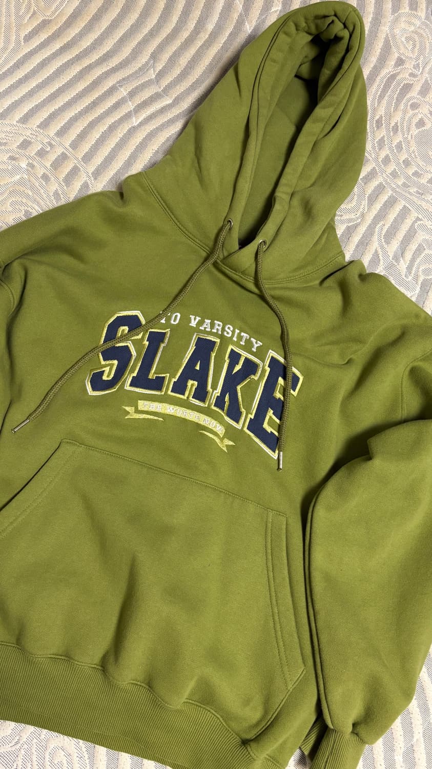 슬레이크 후드티 올리브 M 상품이미지2