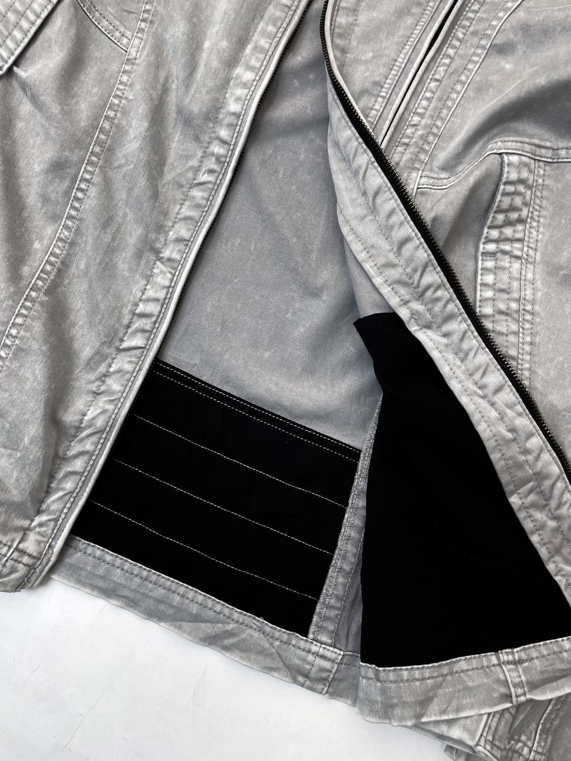 넥스트워커즈x필드코어 워시드 코튼 바이커 자켓 상품이미지4