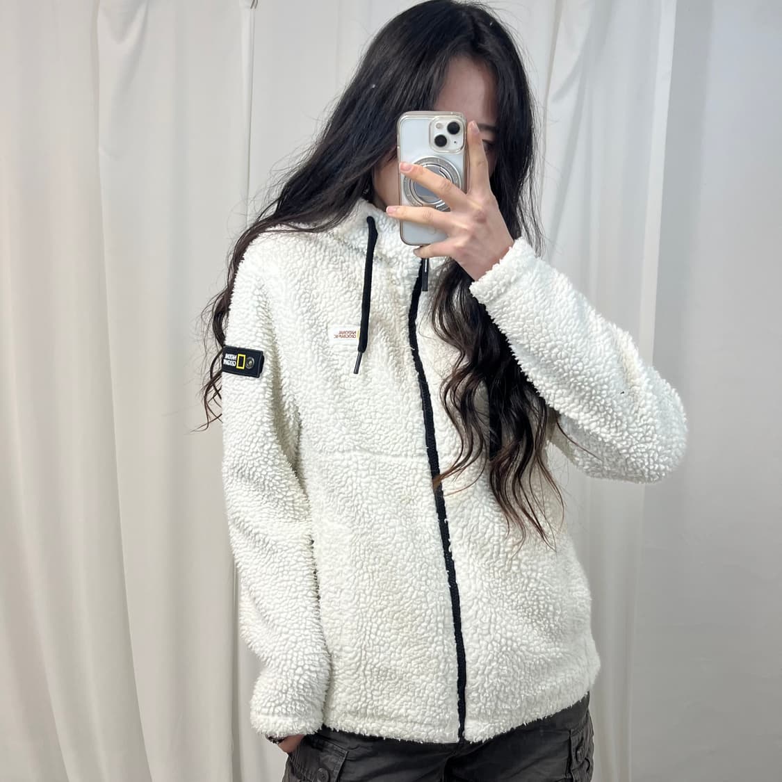 National Geographic White Fleece  상품이미지1