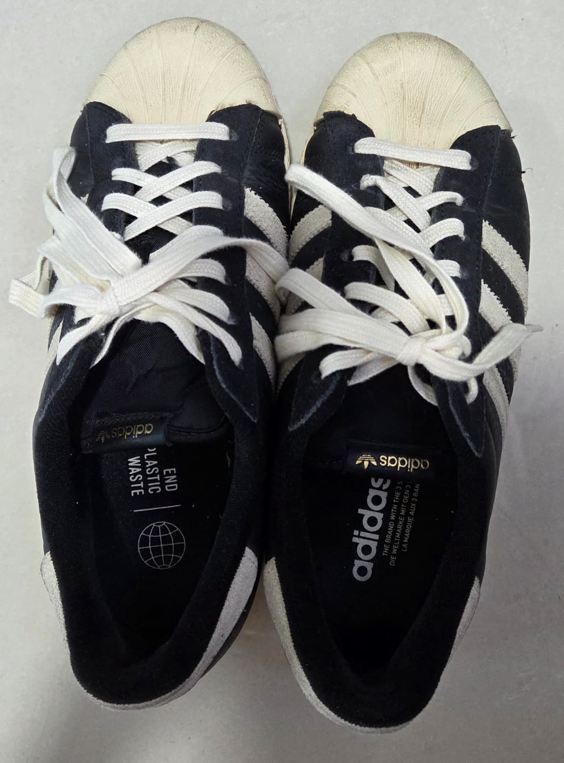 아디다스 슈퍼스타 82 블랙 화이트 상품이미지1