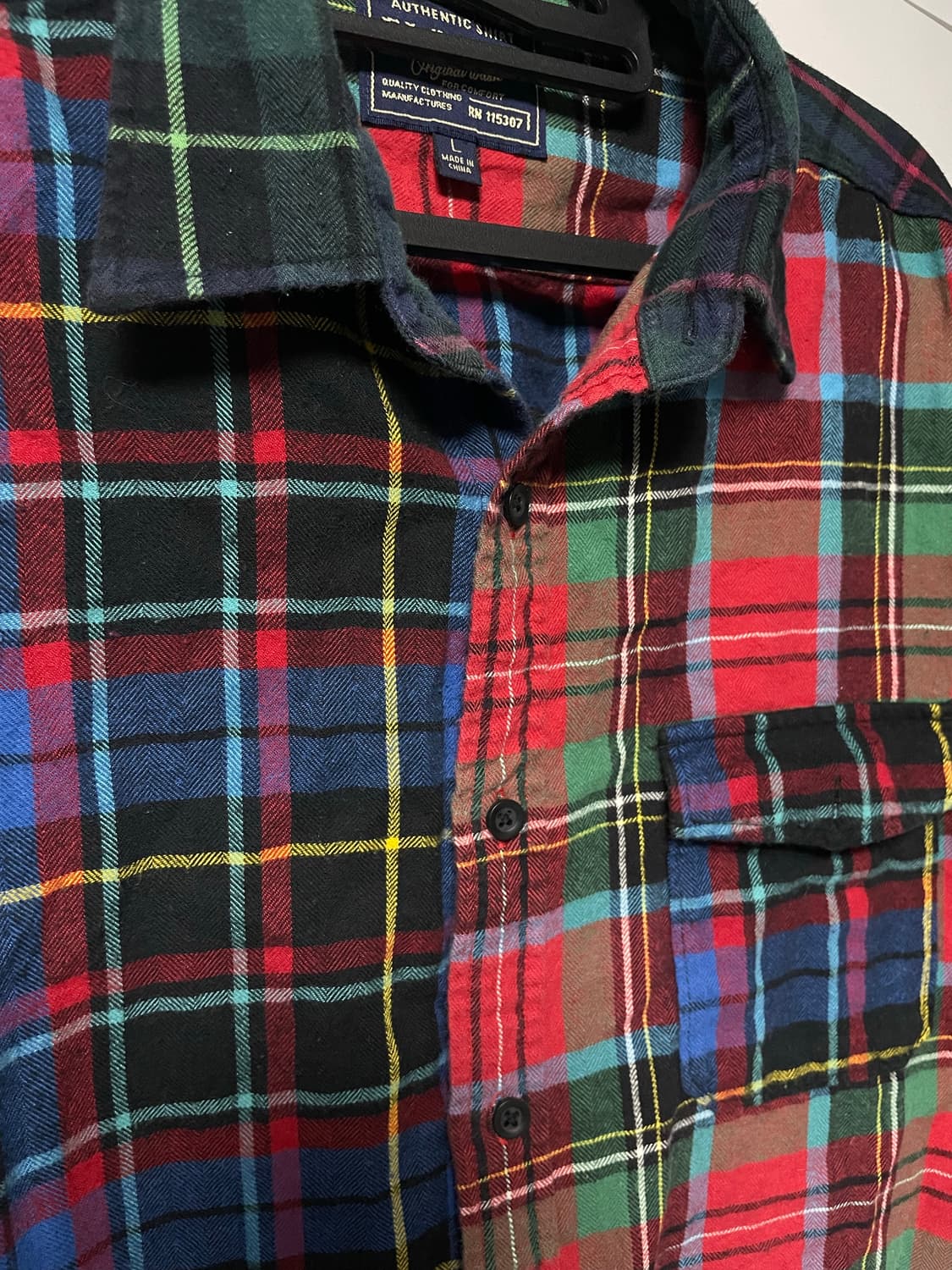 체크 남방 상품이미지2