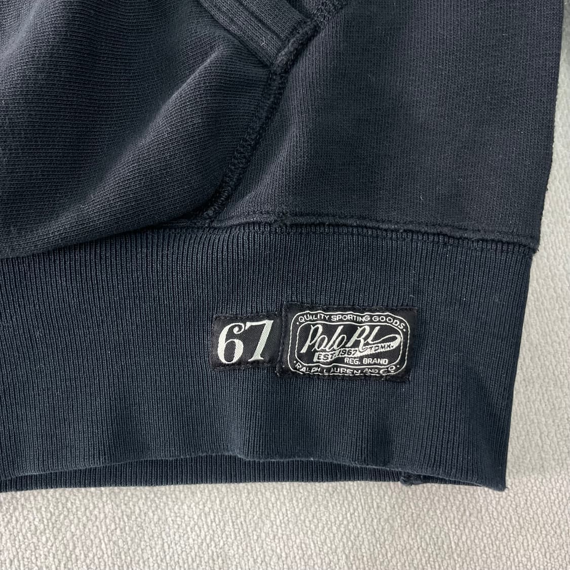 100 폴로랄프로렌 스펠아웃 블랙 후드티 상품이미지5