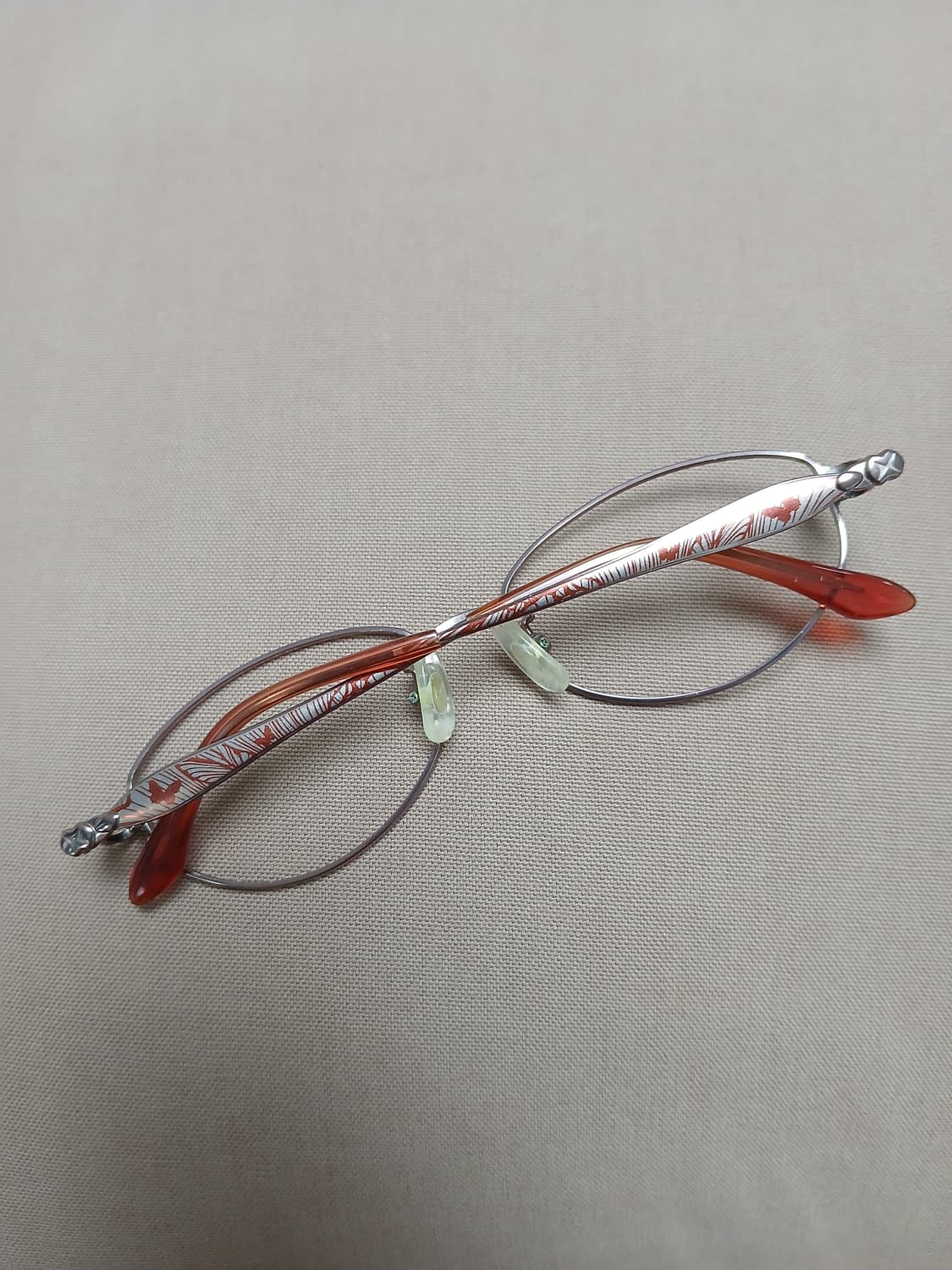 일본 빈티지 하나에모리 여성용 안경테(#127) 상품이미지2