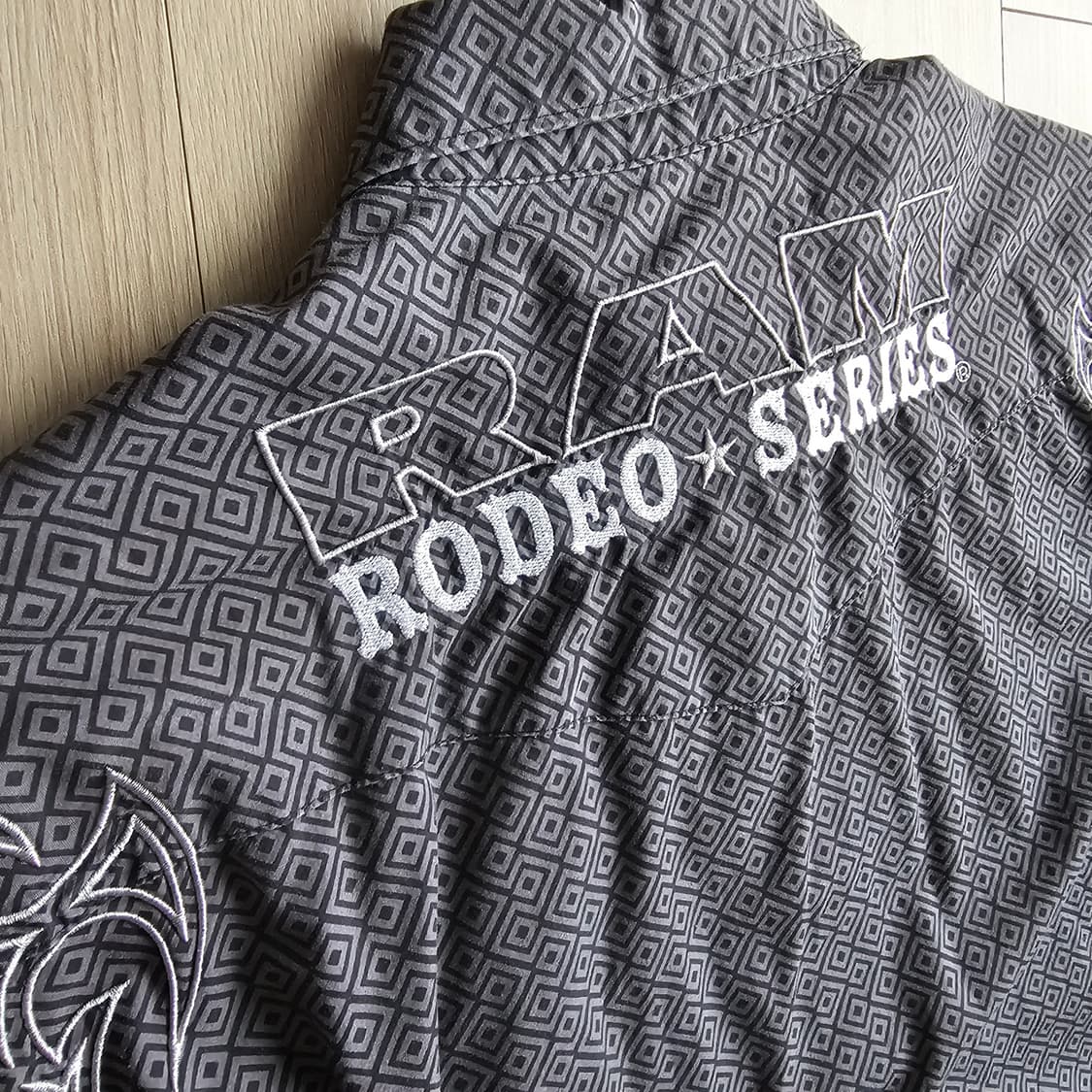 M L 100 ) 랭글러 RAM 로데오 웨스턴 셔츠 자수 패턴 긴팔 남자 상품이미지10