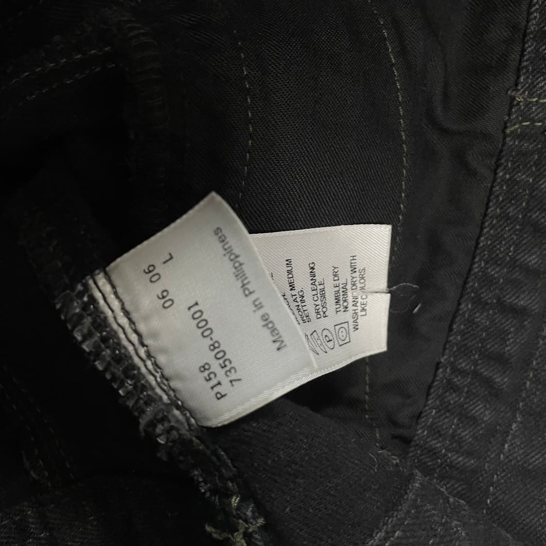 리바이스 우먼스 버튼 워시드 블랙 데님 자켓 상품이미지6