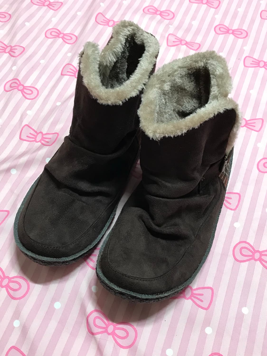 Moz 군밤 체크 셔링 부츠 모리신발 하구미신발 상품이미지4