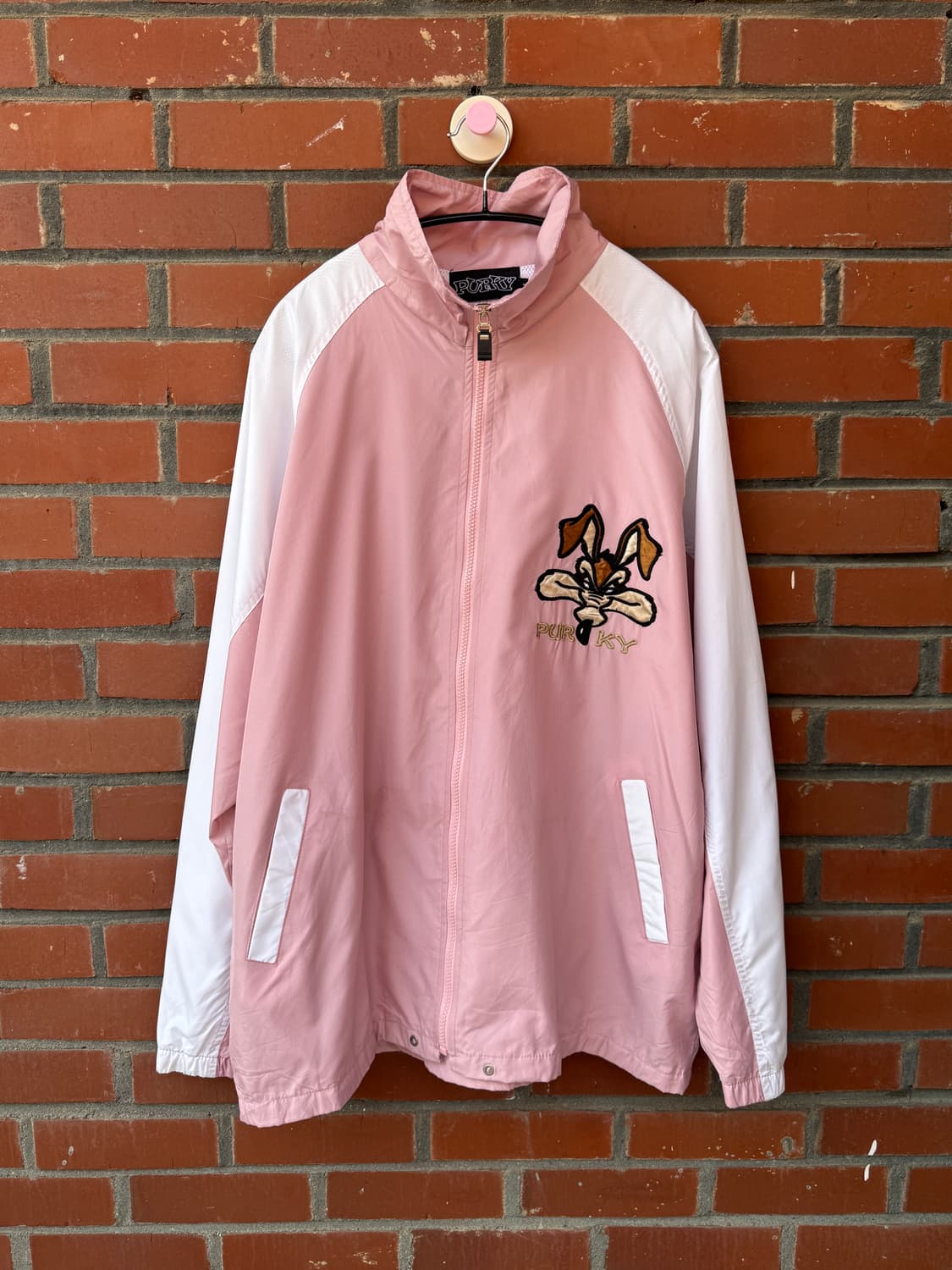 Purky 루니툰 와일 코요테 자수 바람막이 상품이미지1