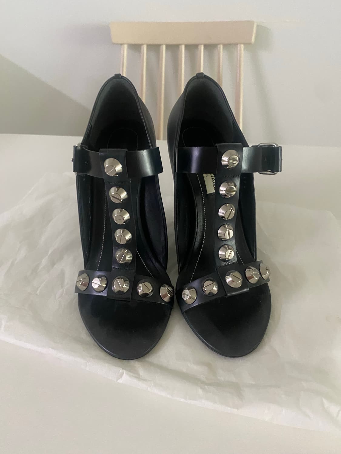 Balenciaga 스터드 웨지힐 상품이미지2