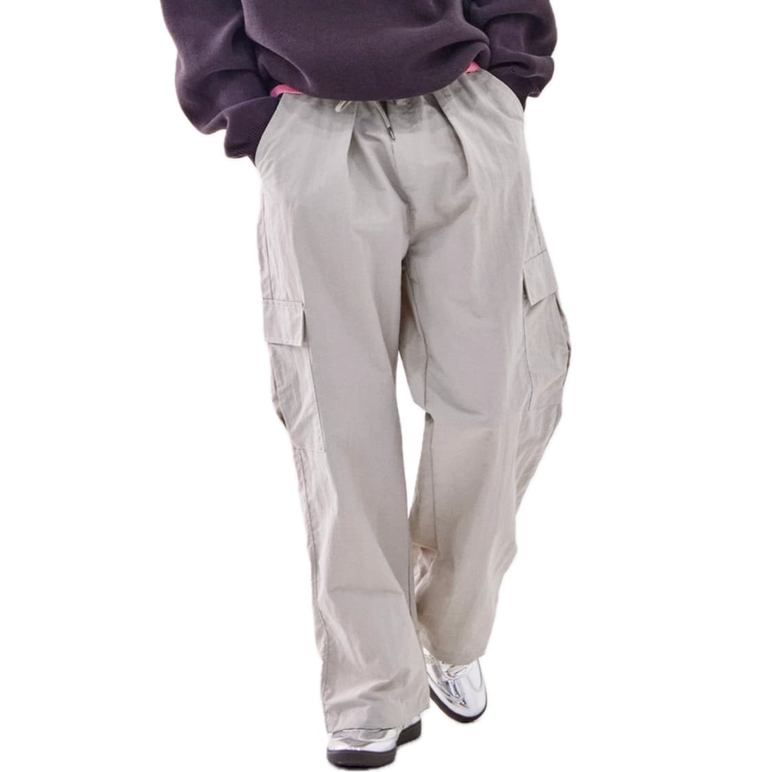 썸플레이스 나일론 카고팬츠 베이지 S 상품이미지2