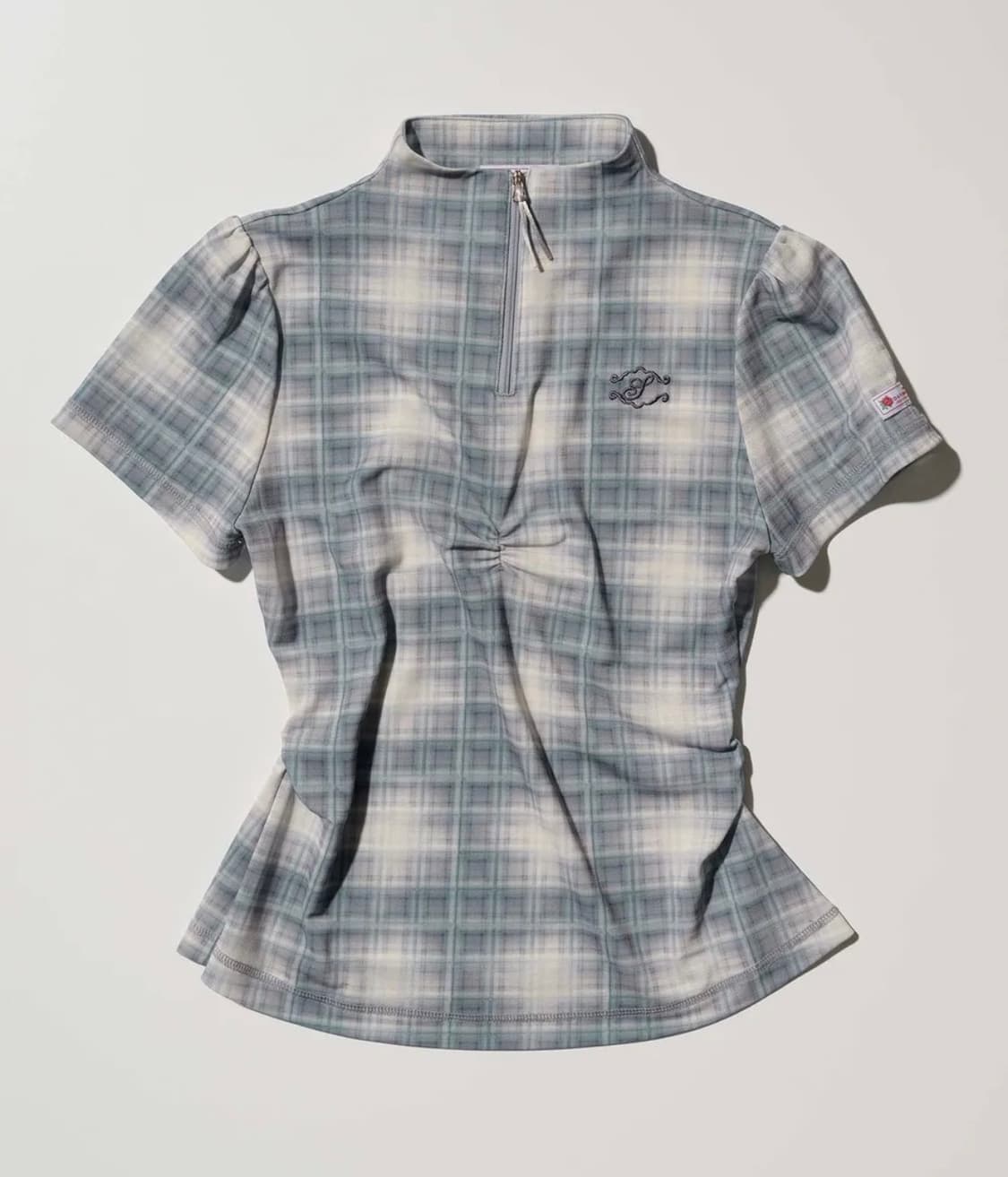 스컬프터 집업 반팔 Geek Half Zip-Up Blue Gray 상품이미지1