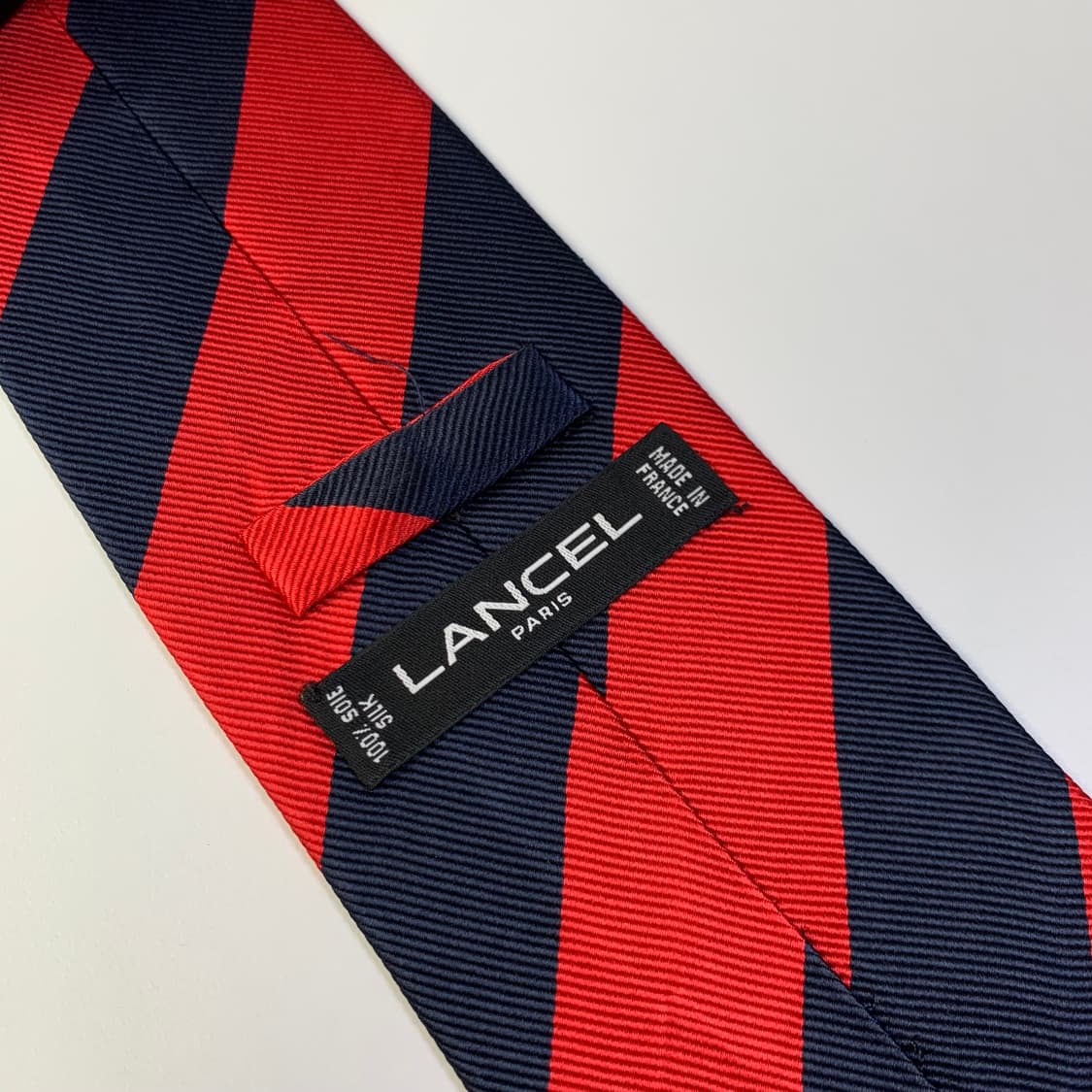 란셀(LANCEL) 프랑스 100실크 레지멘탈 클래식 결혼식넥타이 A+ 상품이미지7