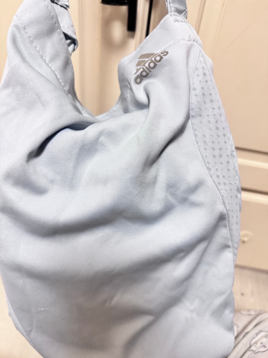 빈티지 아디다스 숄더백 가방 커스텀 스카이 블루 어항 진리 상품이미지3