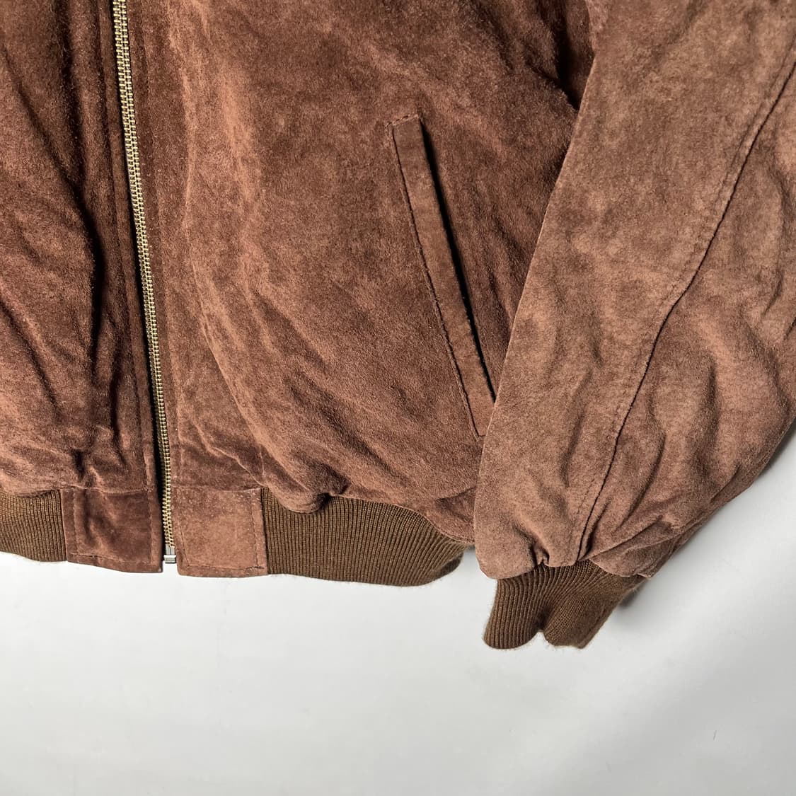 [Houston] 90's 휴스턴 재팬 돈피 스웨이드 봄버자켓 상품이미지3