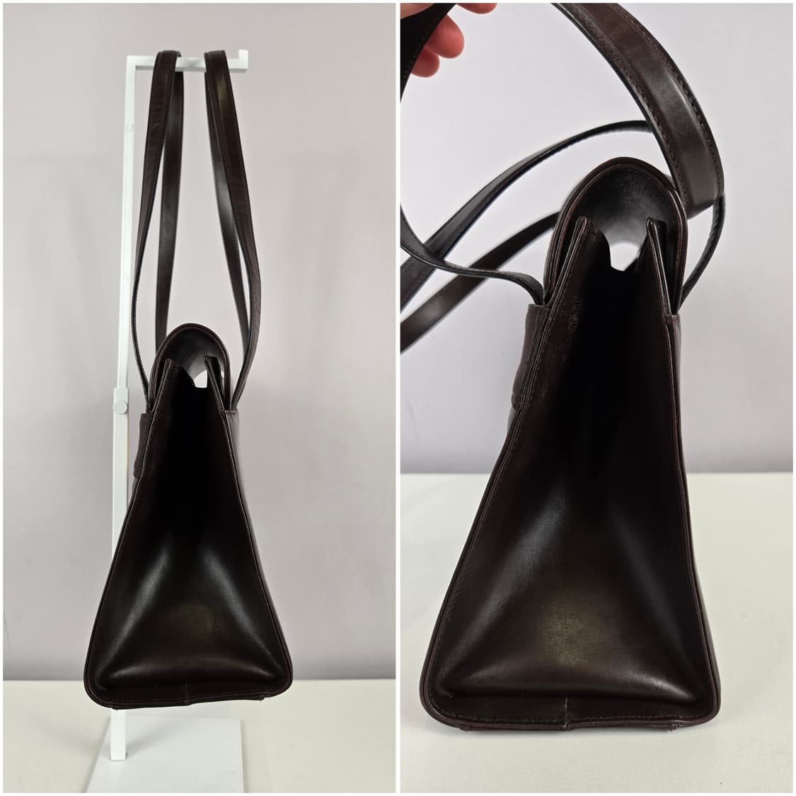 살바토레 페라가모 바라 플랩 숄더백 가방 정품 브라운 페레가모 상품이미지6