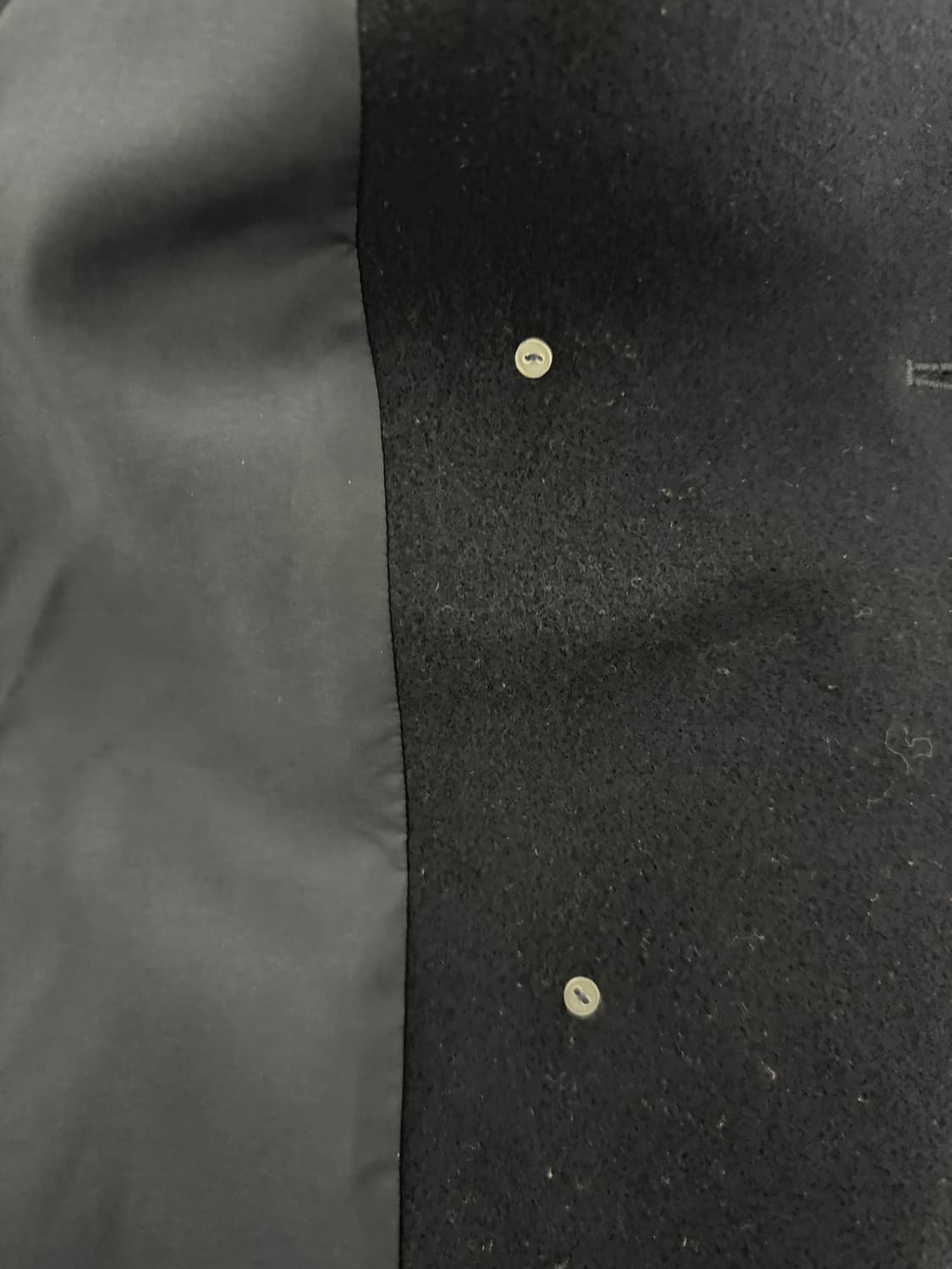 네이비 금장 버튼 여성 울 코트 상품이미지4