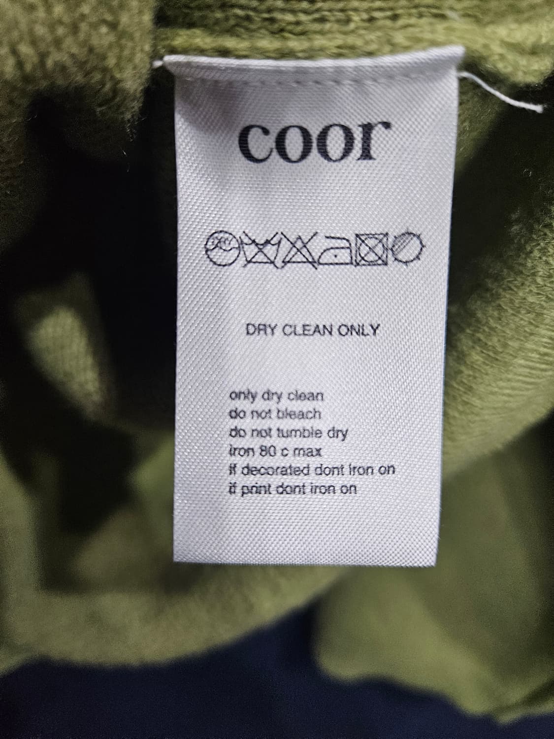 쿠어 라이트그린 남성 세미오버핏 95 니트 상품이미지8