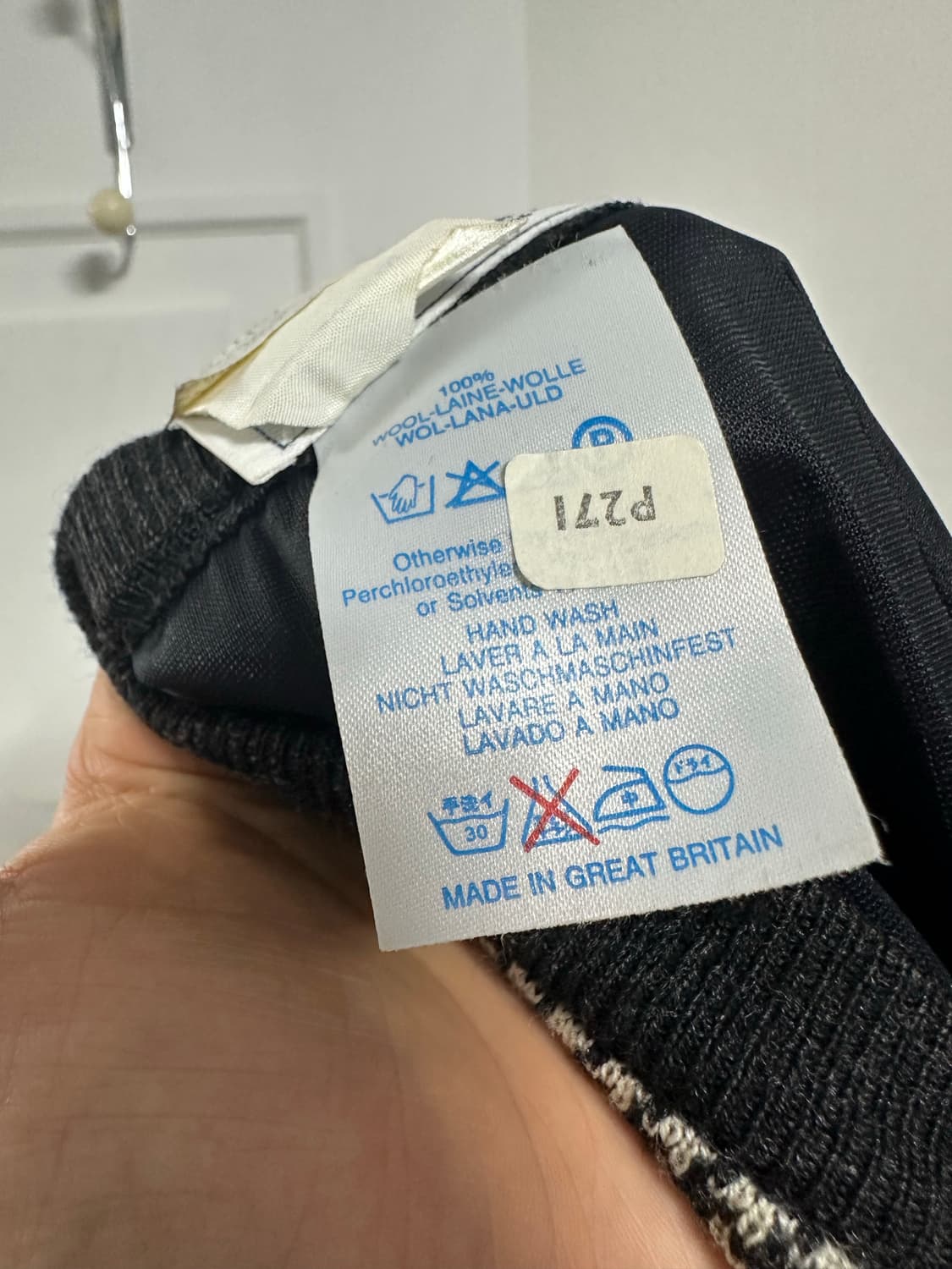 버버리 울 스커트 상품이미지4