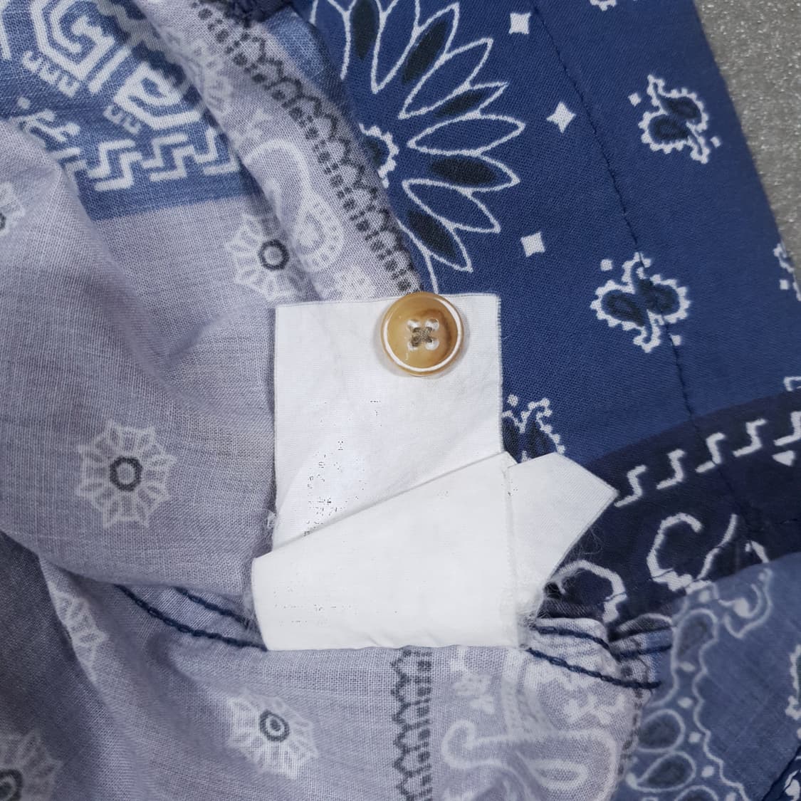 XL) 빈폴 신형 21ss 페이즐리 올오버 패턴 반다나 반팔 셔츠 남방 상품이미지8