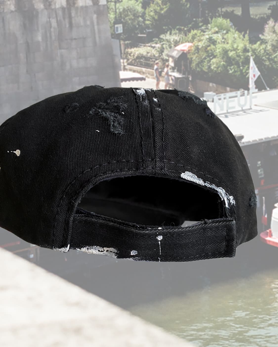 하드락카페 디스트로이드 페인팅 빈티지 볼캡 모자 상품이미지7