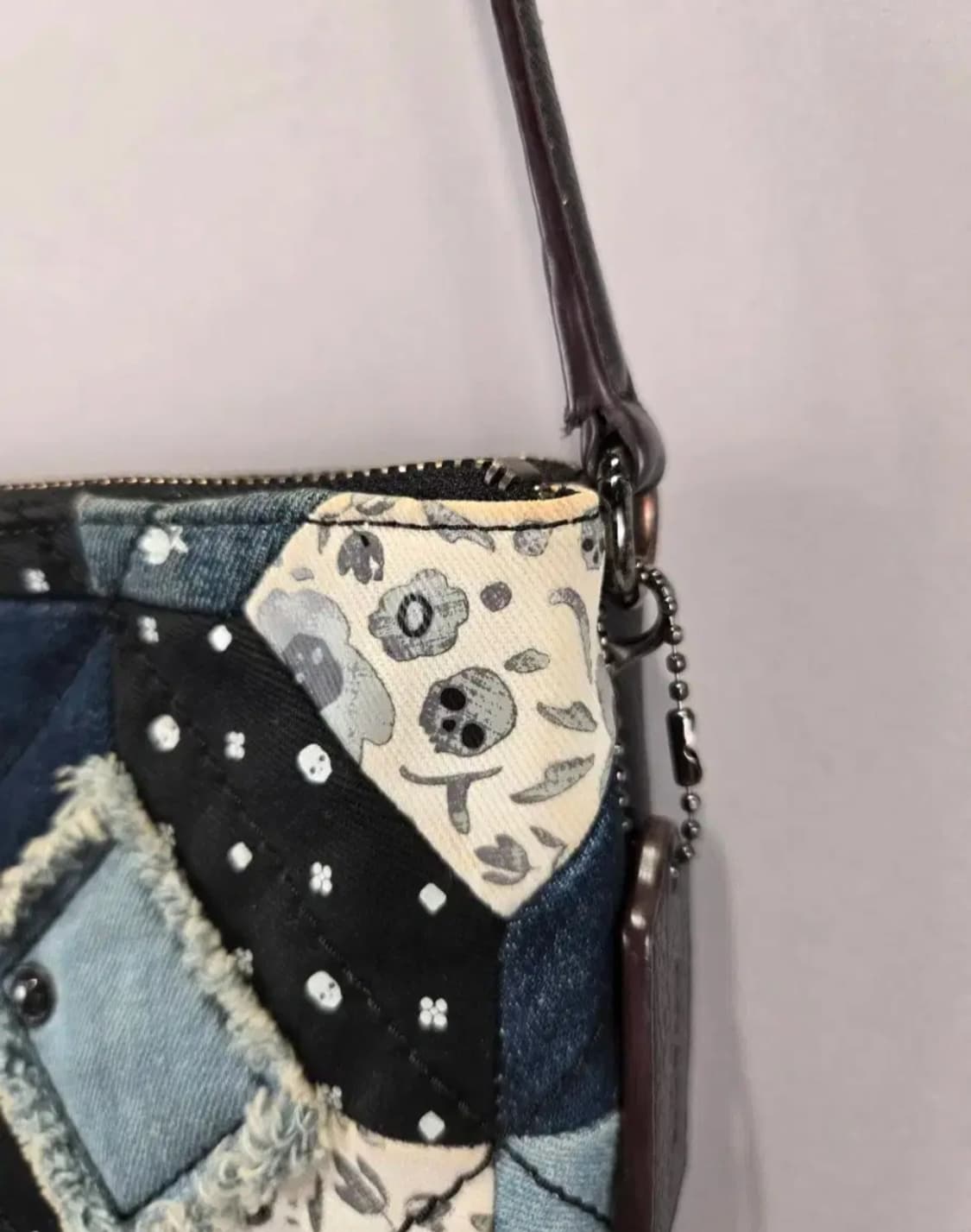 COACH 코치 데님 패치워크 크로스백 투웨이 가방 정품 상품이미지6