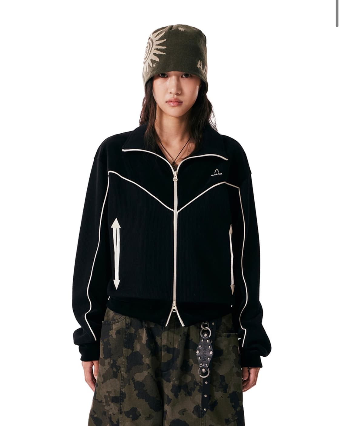 Western Piping Track Jacket (Black) 1 상품이미지1