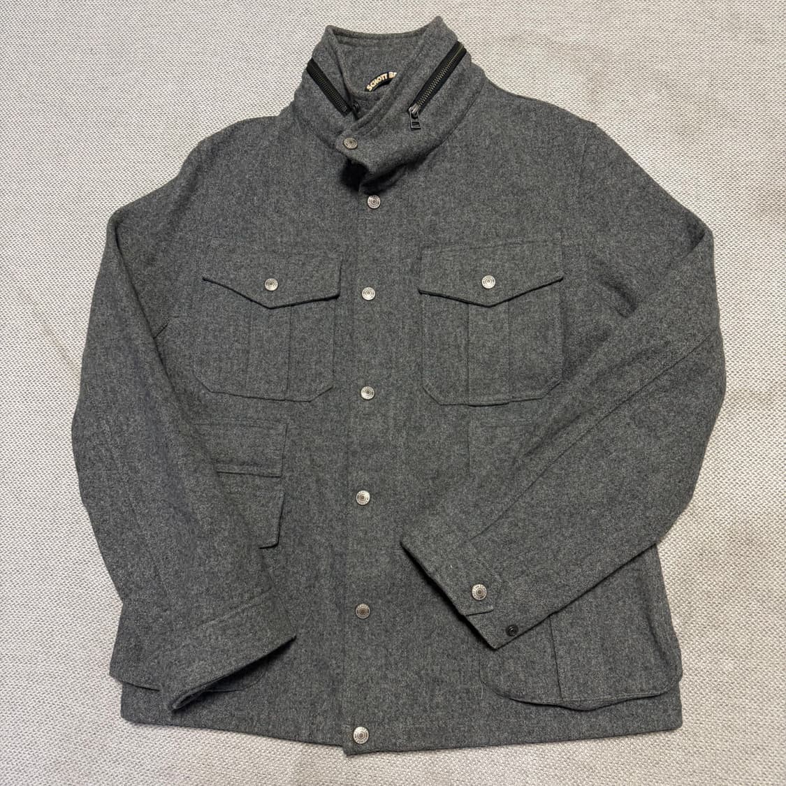 VICTIM x SCHOTT 쇼트 울 필드 자켓 상품이미지1