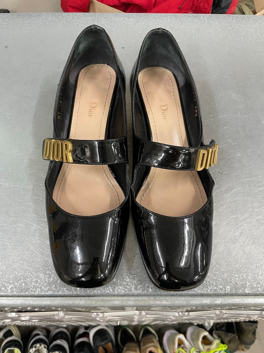 디올 블랙 메리제인 펌프스 38.5 상품이미지5