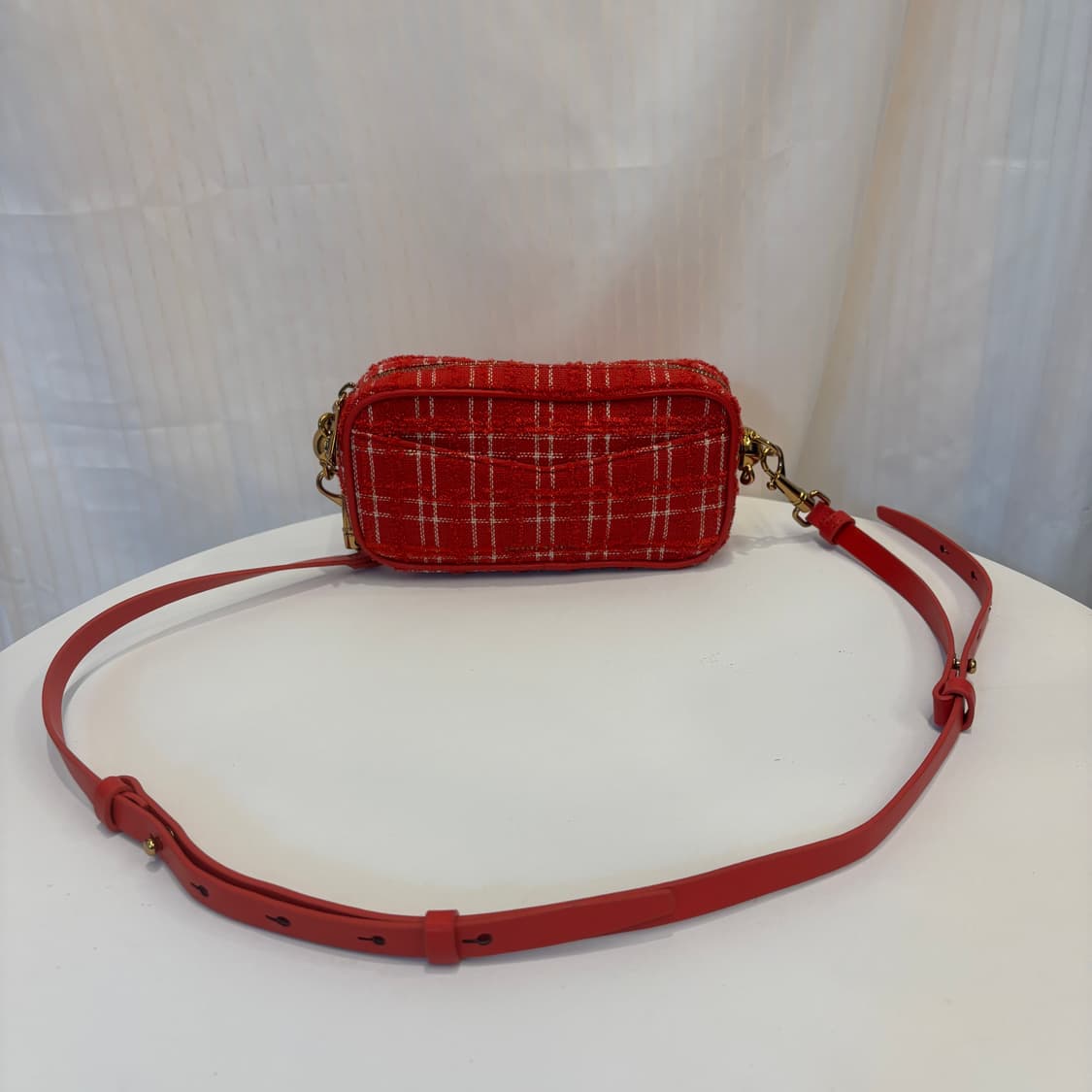 정품 찰스앤키스 트위드 크로스백     상품이미지1