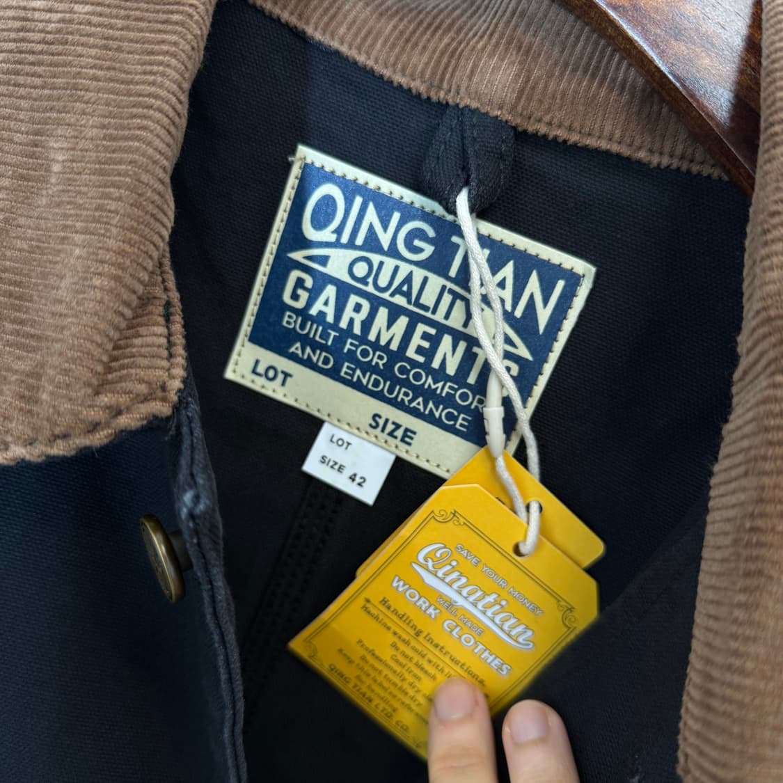 새상품) 빈티지 커버올 자켓  상품이미지3