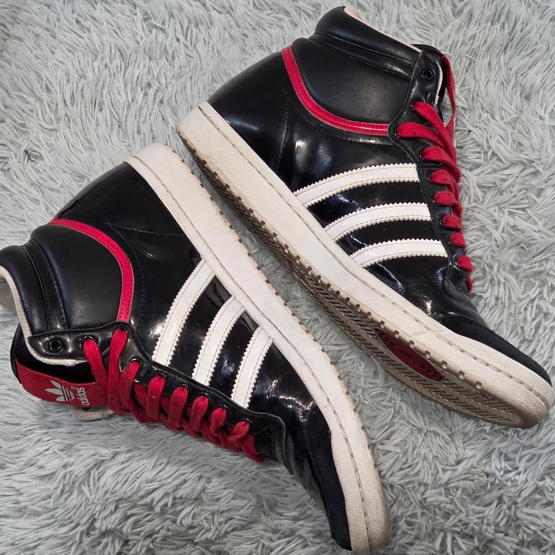 1a-28:아디다스 슬릭 시리즈 하이 블랙 레드 250mm 상품이미지7