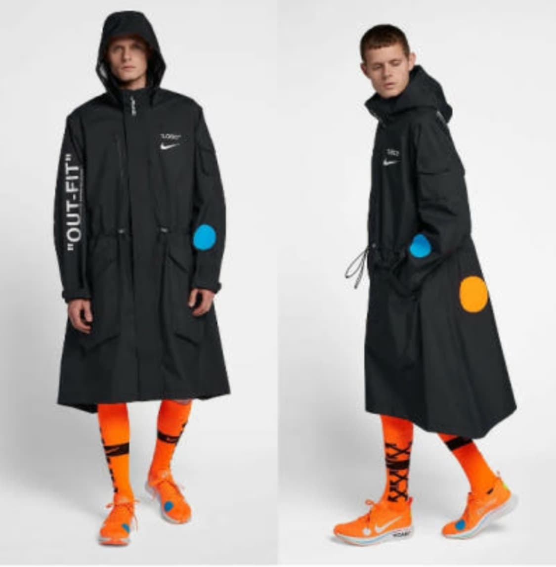 나이키 x 오프화이트 롱자켓 상품이미지1