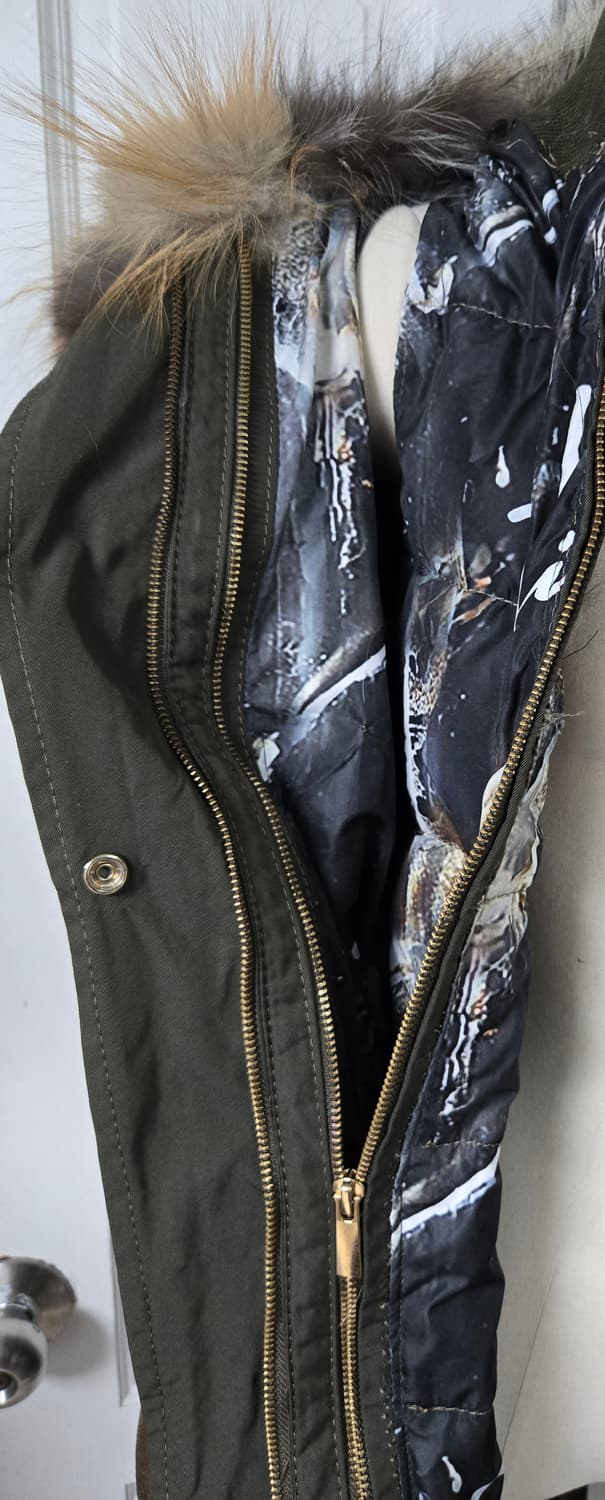 이태리 wild arctic 와일드 아틱 시어링배색 파카 상품이미지7