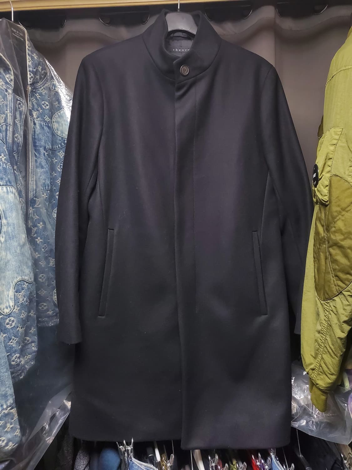 띠어리 남성 캐시미어 큐프라 코트 상품이미지2