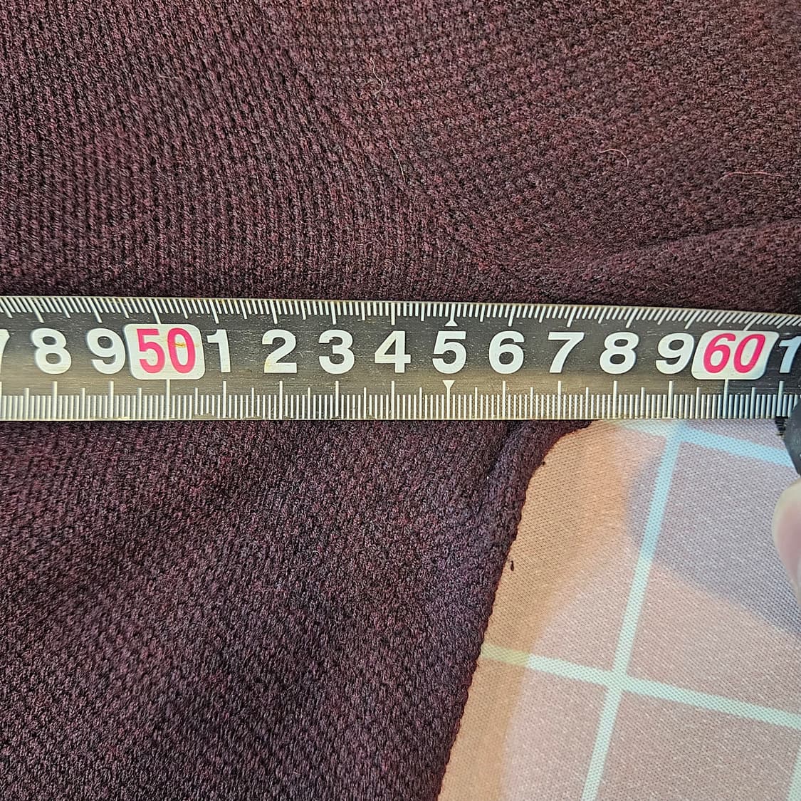 지오지아 캐시미어 라운드넥 긴팔 니트 100 와인색 상품이미지8