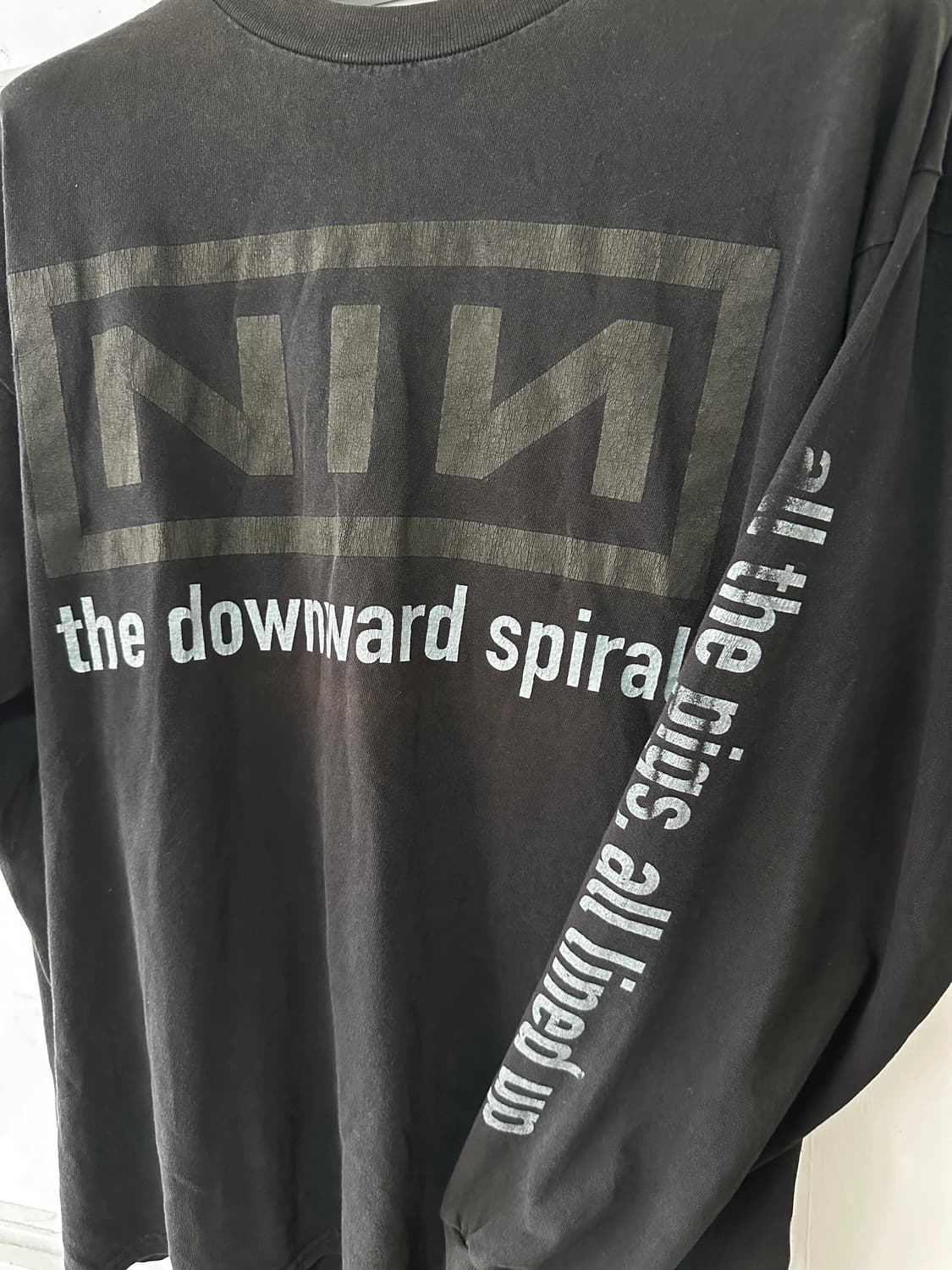90s og 나인인치네일스 The Downward Spiral 롱슬리브 상품이미지5