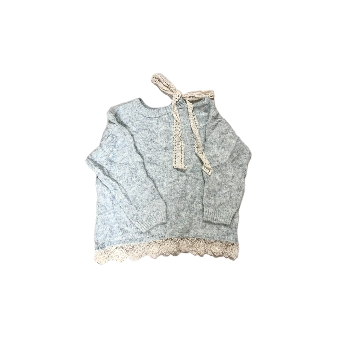 차일드매거진 라이브 방송 숄더 니트 상품이미지1