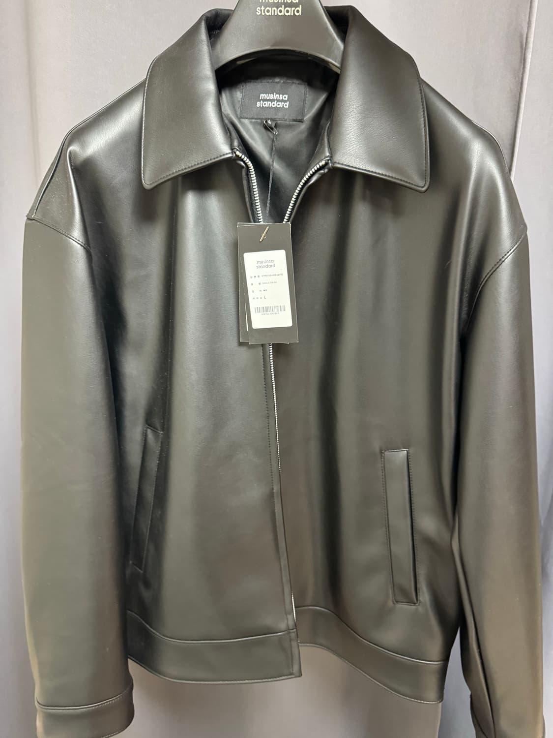 무탠다드 비건레더 싱글 l사이즈 상품이미지1