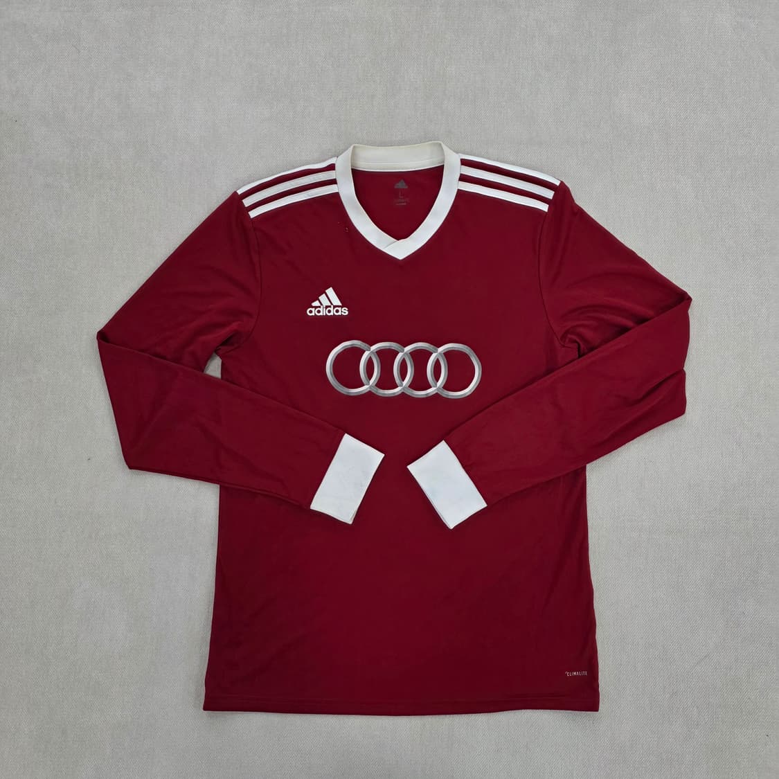 [L] 아디다스 축구 아우디 로고 클라이마라이트 긴팔티 1231J 상품이미지1