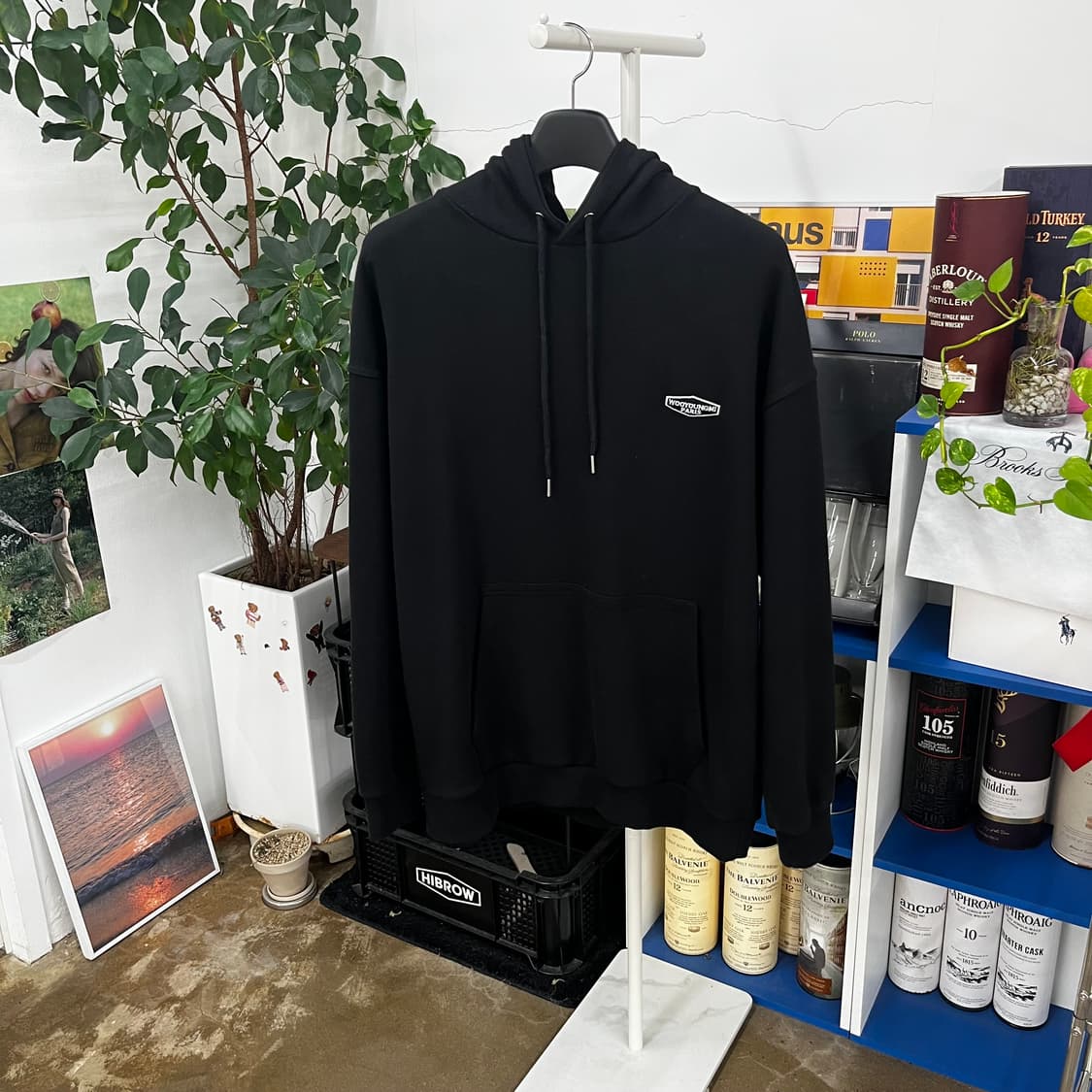 우영미 백로고 후드 48 상품이미지3