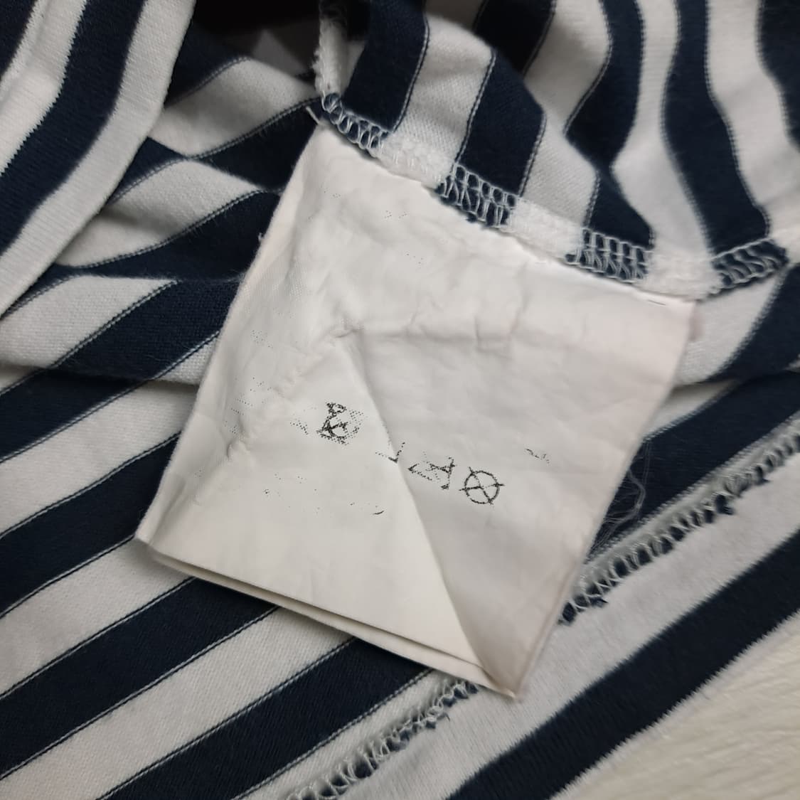 CDG 꼼데가르송 스트라이프 티셔츠 S 상품이미지4